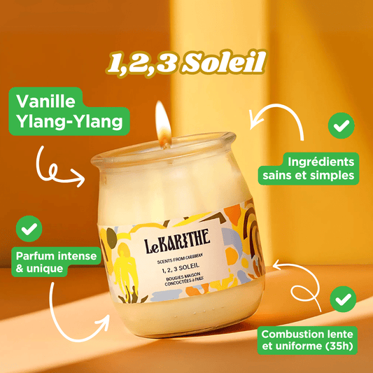 Bougie Parfumée - 1 2 3 Soleil