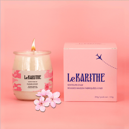 Bougie Parfumée - Fleurs d'Asie