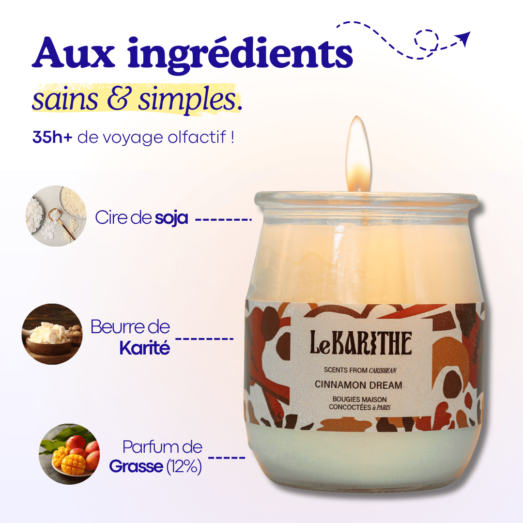 Bougie Parfumée - Cinnamon Dream 🍮