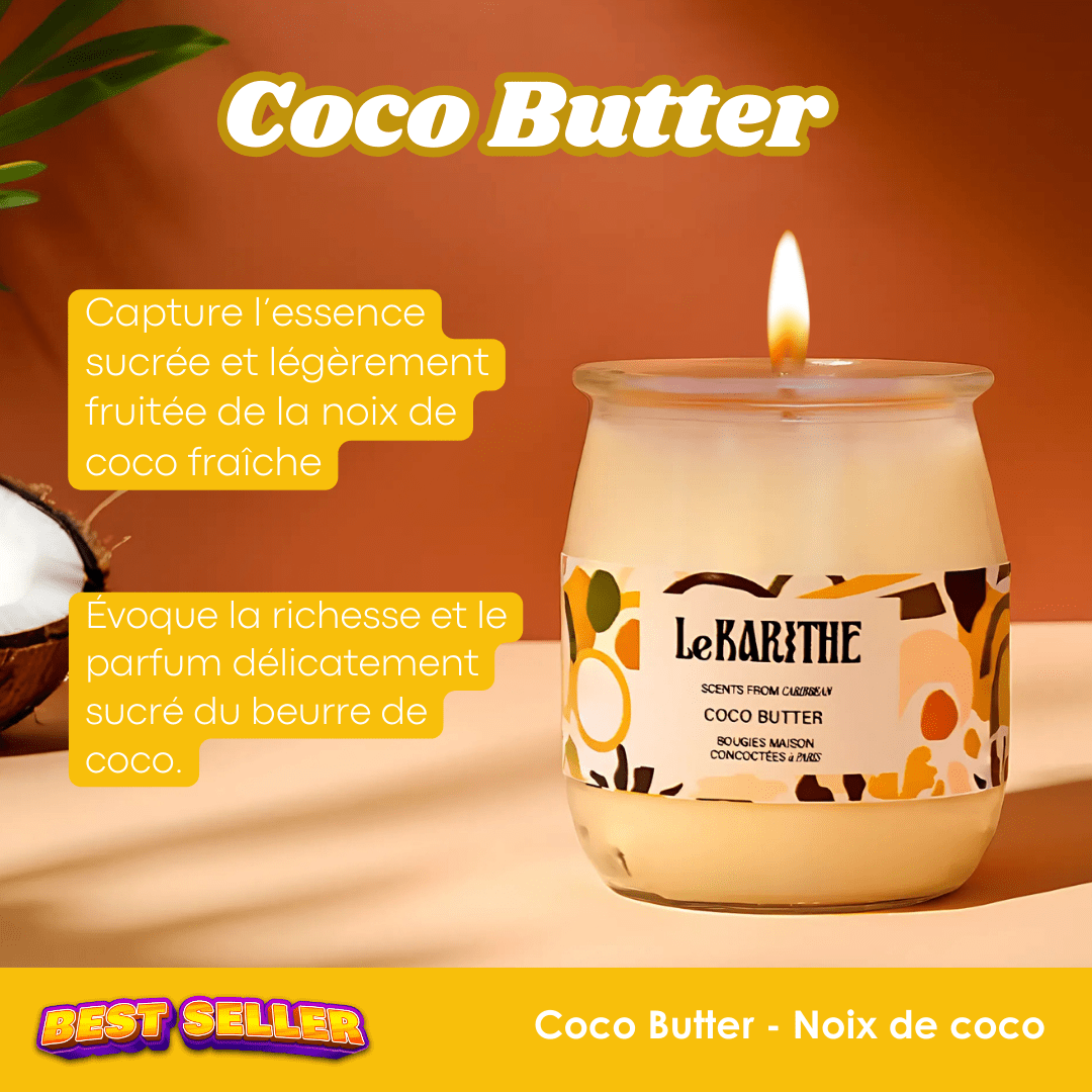Pack de Trois Bougies - Caribbean Style (Passion Mangue, Coco butter, 123 Soleil)
