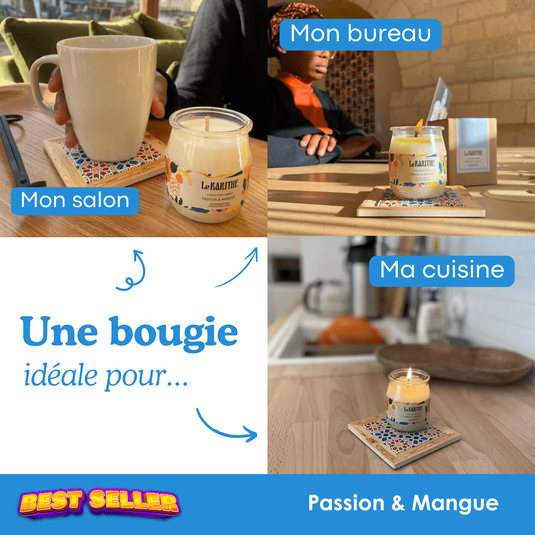 Bougie Parfumée - Passion & Mangue