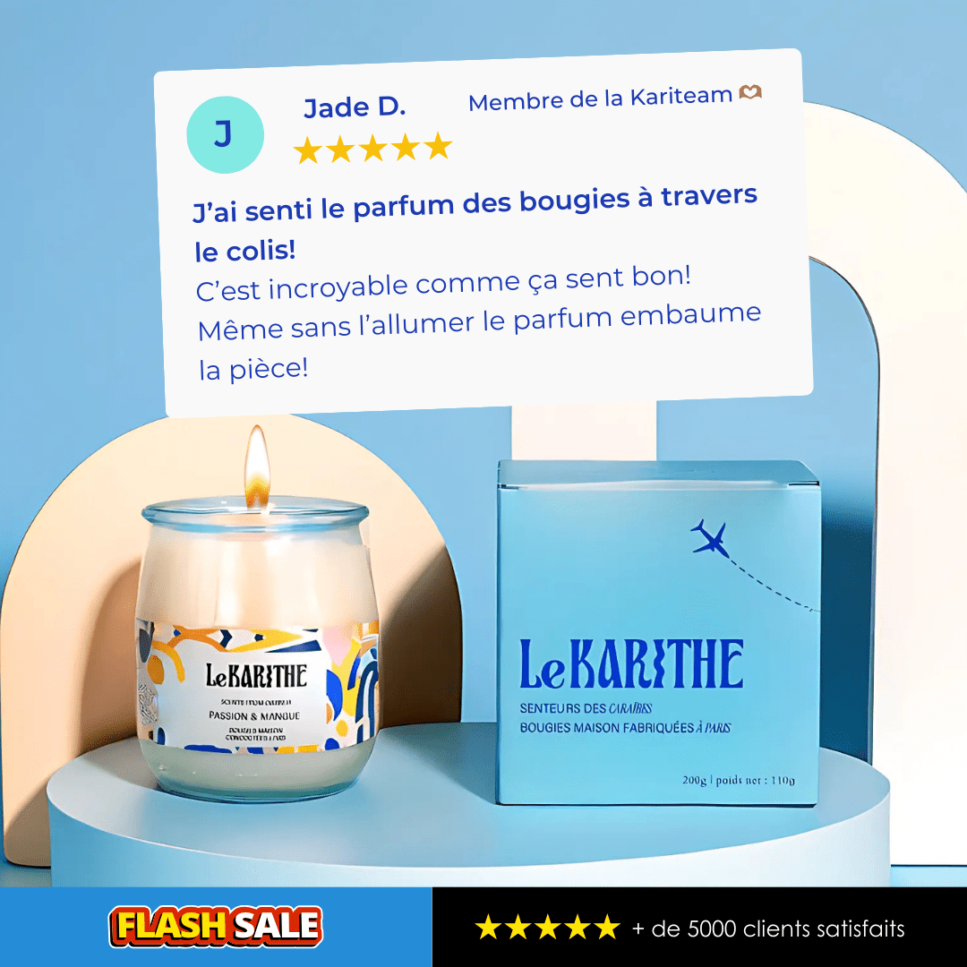 Bougie Parfumée - Passion & Mangue