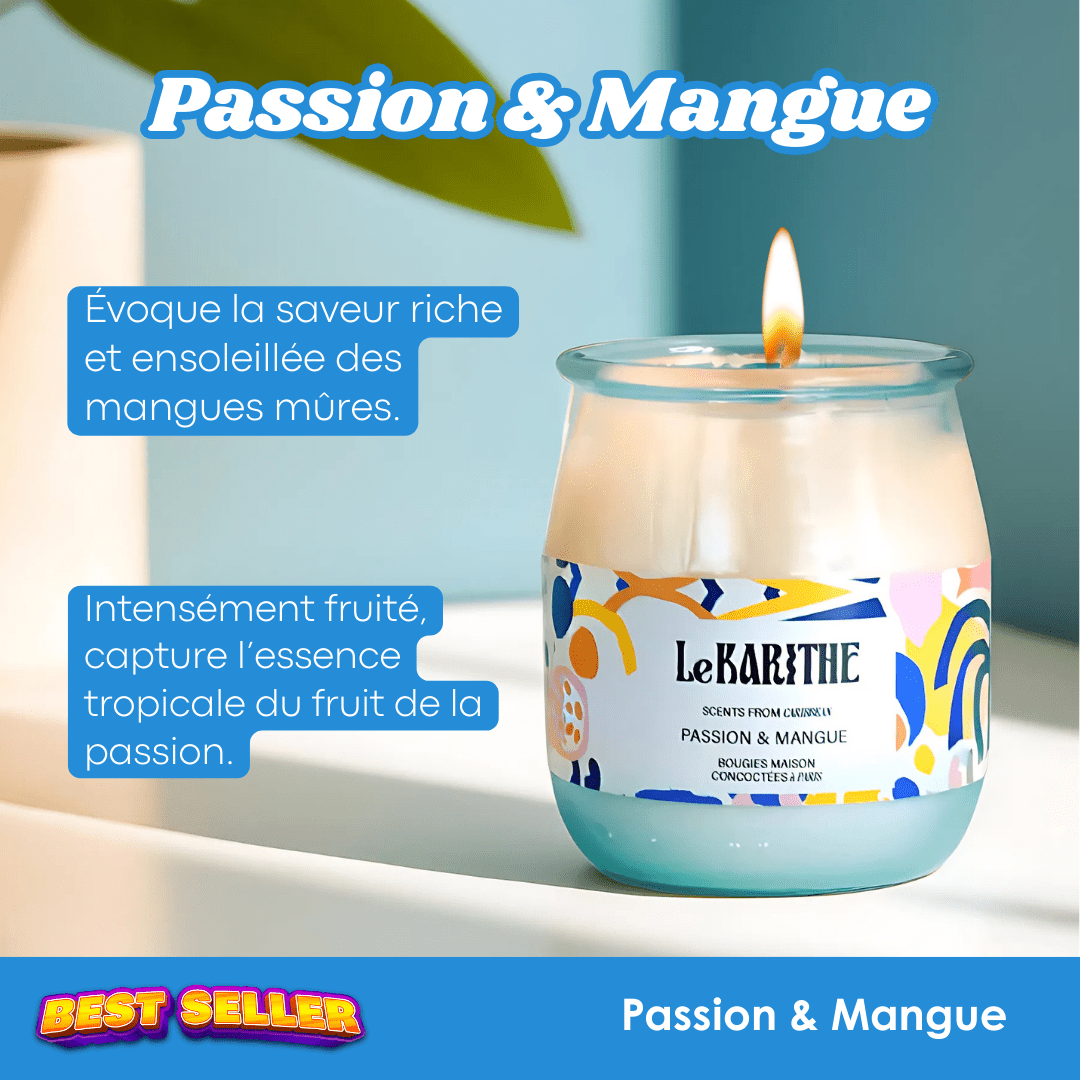 Bougie Parfumée - Passion & Mangue