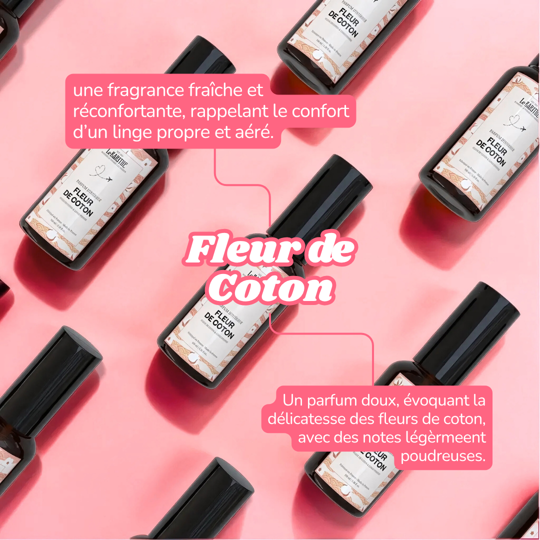 Parfum d'ambiance & d'intérieur - Fleur de Coton 🧺