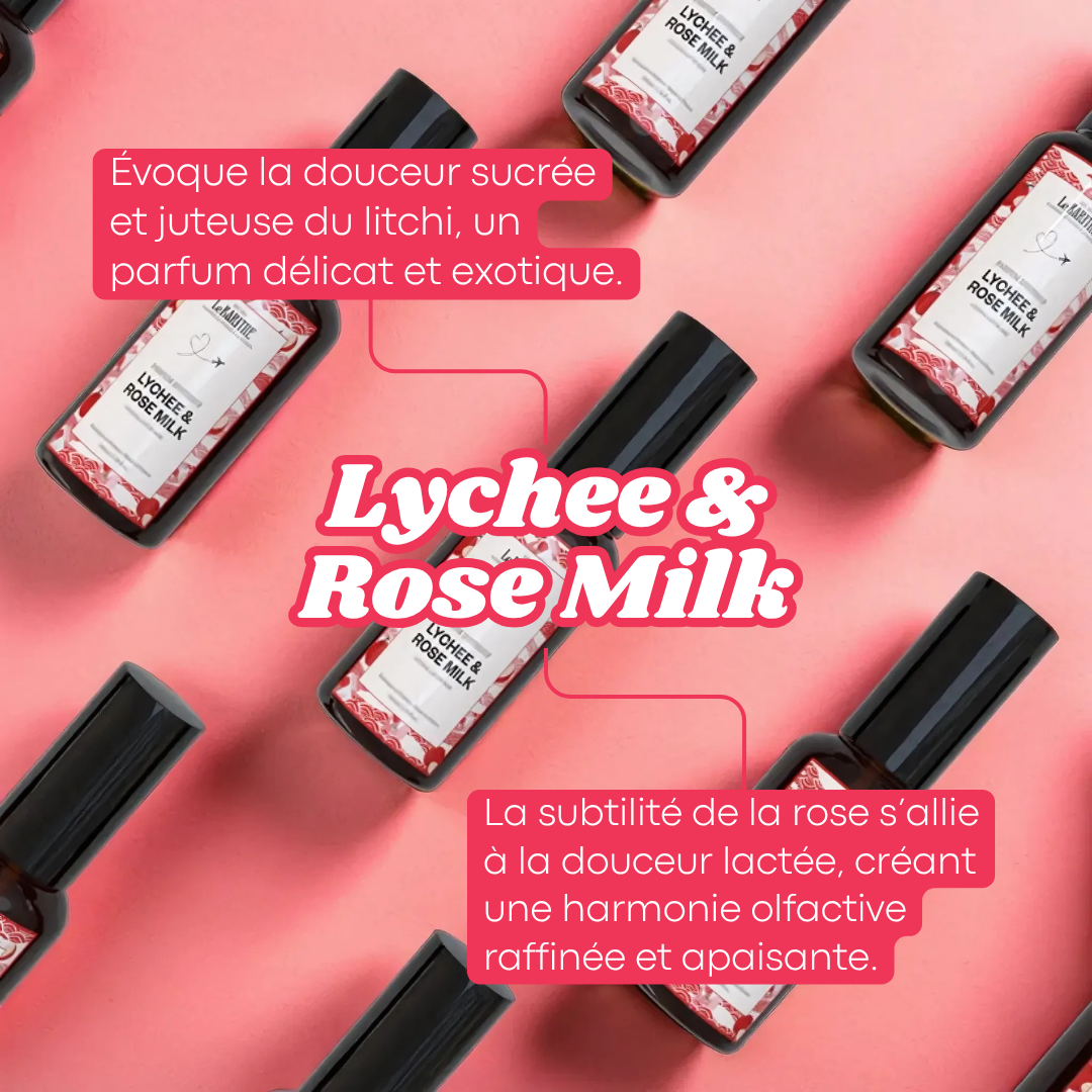 Parfum d'ambiance & d'intérieur - Lychee & Rose Milk 🌹