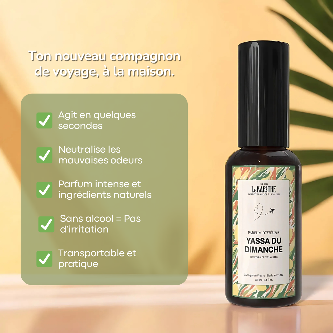 Parfum d'ambiance & d'intérieur - Yassa du Dimanche 🍋