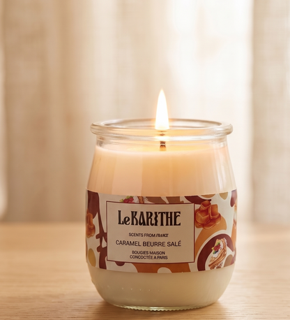 Bougie Parfumée - Caramel Beurre salé 🍮