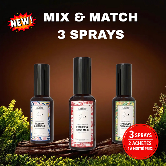 MIX & MATCH x3 Sprays - 2 achetées + 1 à MOITIÉ PRIX 💥
