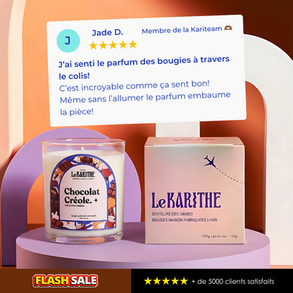 Bougies 1ère Classe - Chocolat Créole