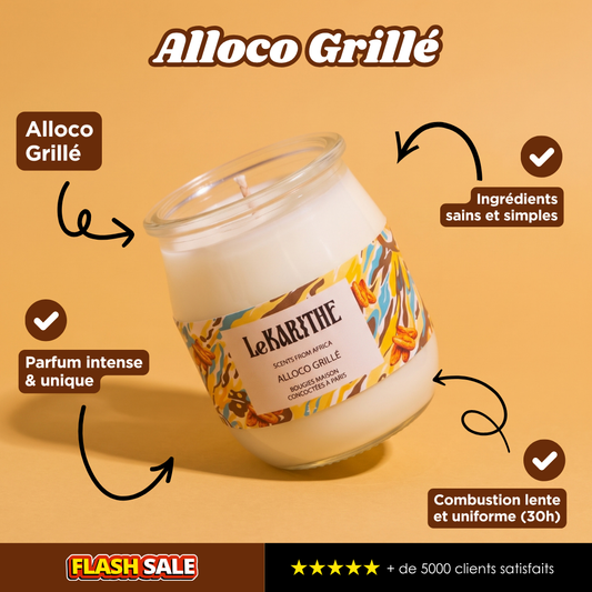 Bougie Parfumée - Aloco Grillé
