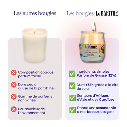 Bougie Parfumée - Caramel Beurre salé 🍮