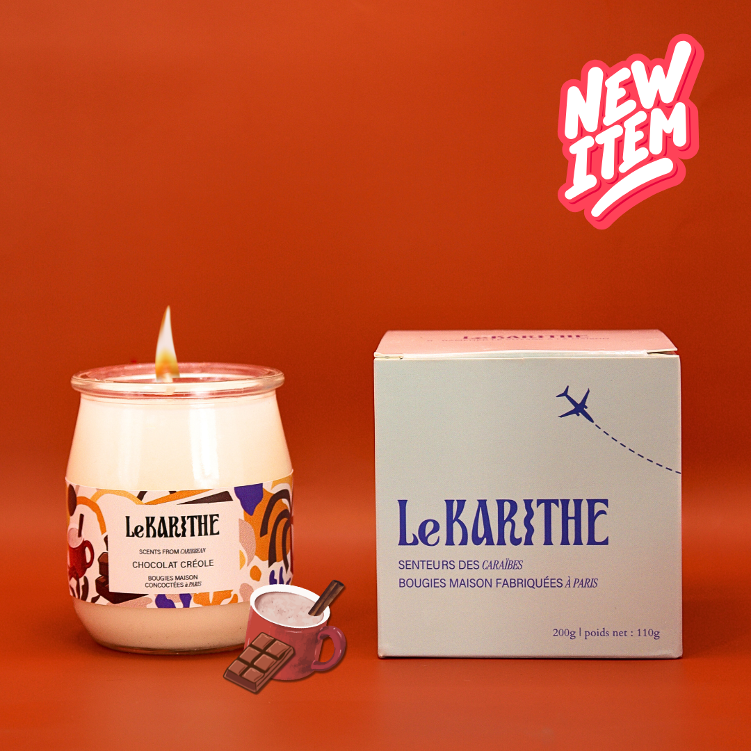 Bougie Parfumée - Chocolat Créole 🍫