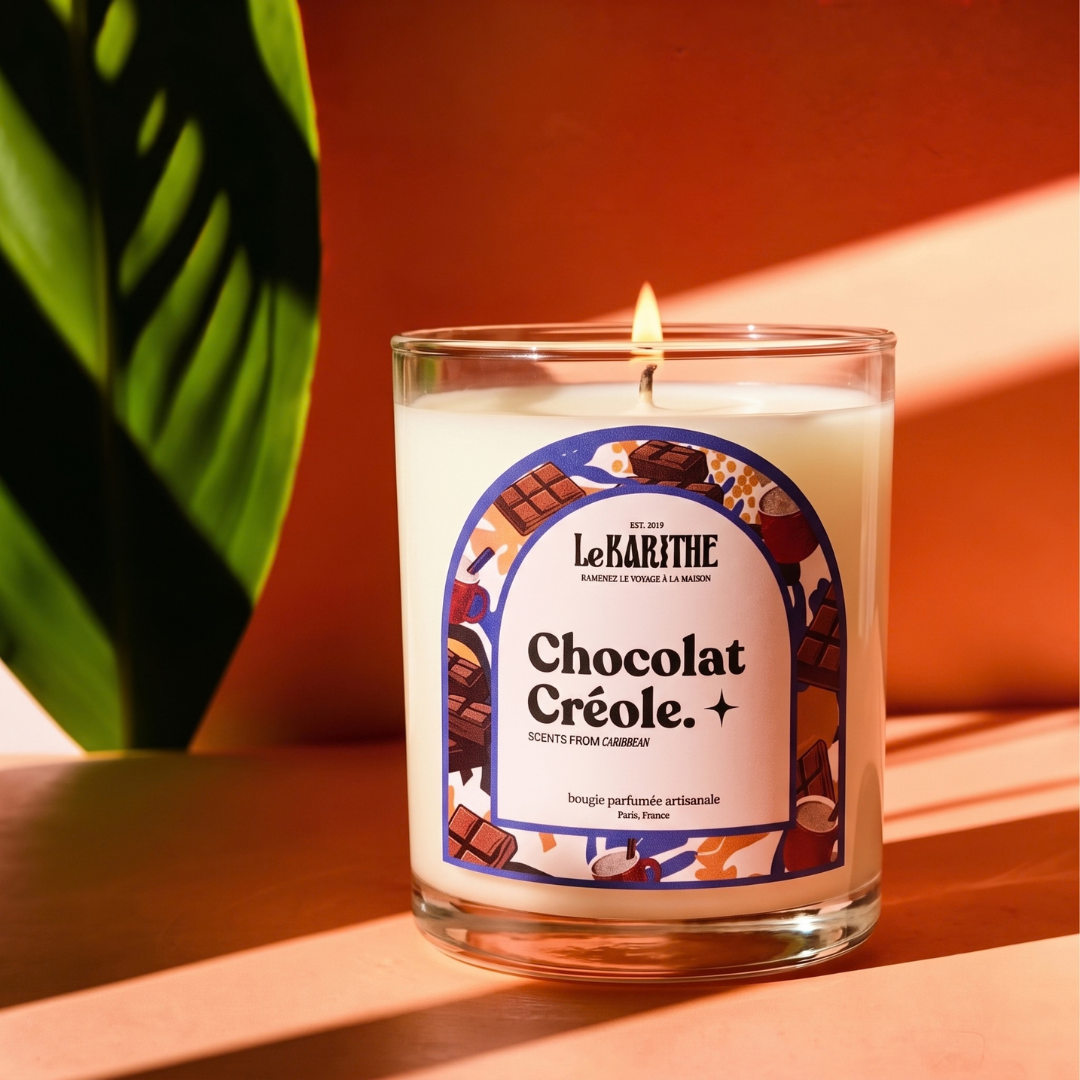 Bougies 1ère Classe - Chocolat Créole