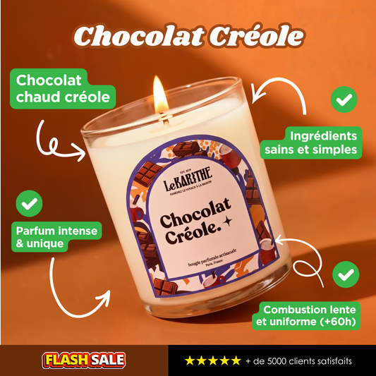 Bougies 1ère Classe - Chocolat Créole