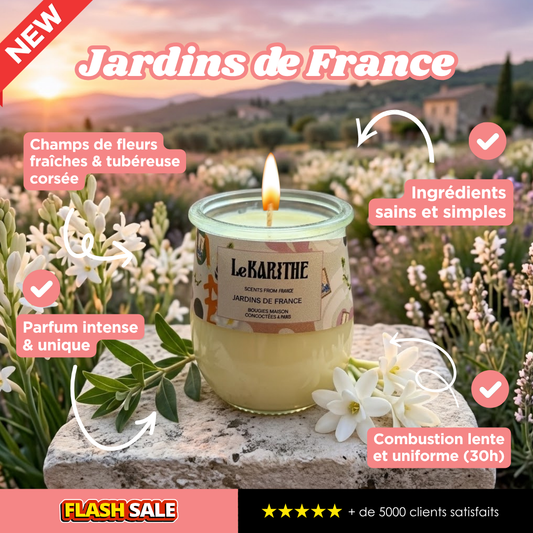 Bougie Parfumée - Jardins de France