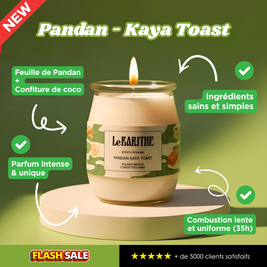 Bougie Parfumée - Pandan Kaya Toast 🥪