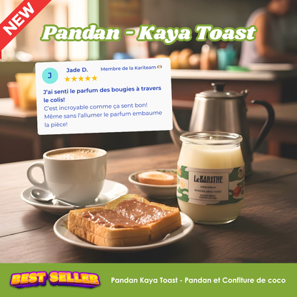 Bougie Parfumée - Pandan Kaya Toast 🥪