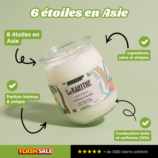 Bougie Parfumée - 6 Stars in Asia