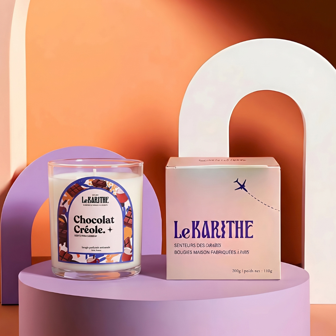 Bougies 1ère Classe - Chocolat Créole
