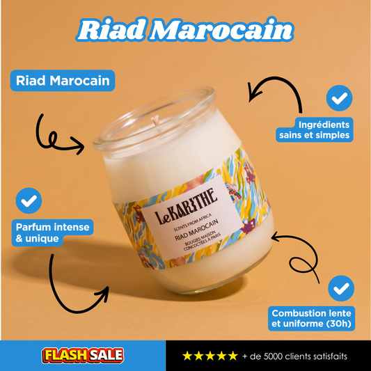 Bougie Parfumée - Riyad Marocain