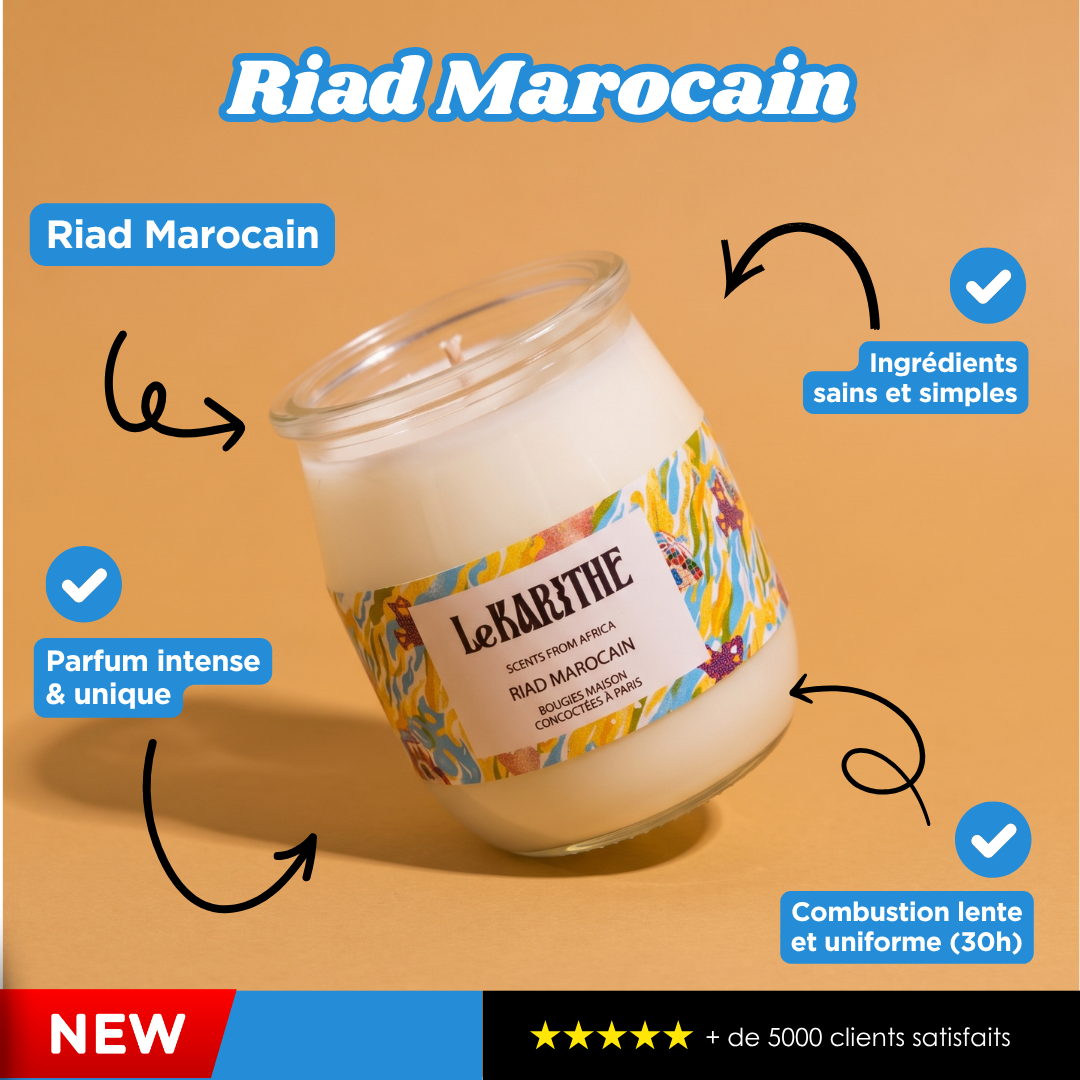Bougie Parfumée - Riad Marocain