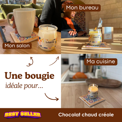 Bougies 1ère Classe - Chocolat Créole