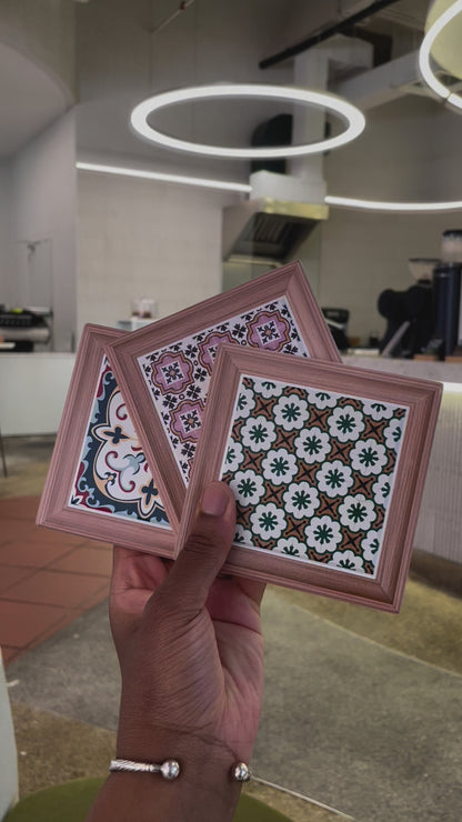 EDITION LIMITÉE ! Dessous de bougie en céramique "Peranakan" 🪭
