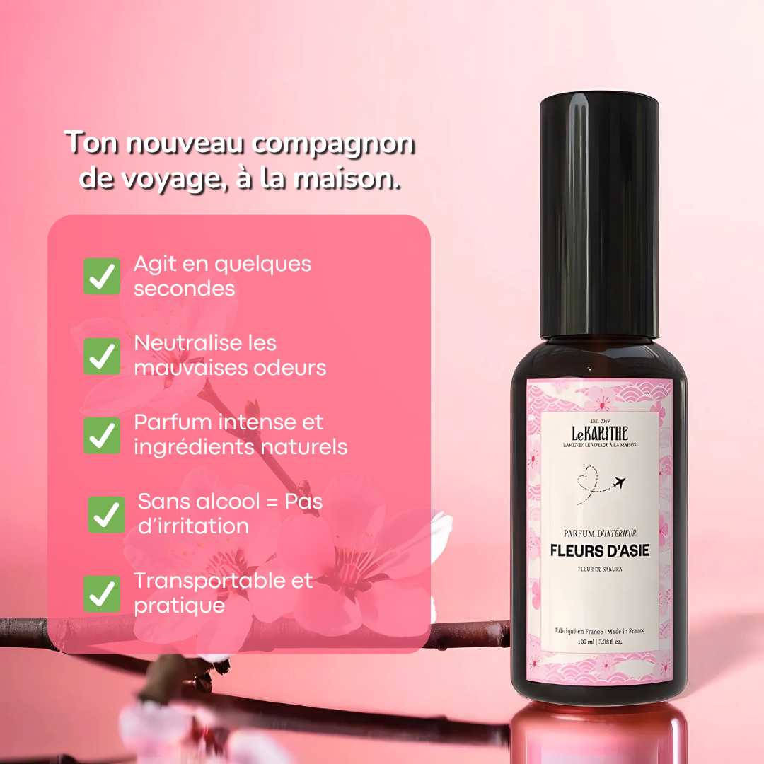 Parfum d'ambiance & d'intérieur - Fleurs d'Asie 🌸